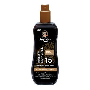 Australian Gold – Abbronzante SPF 15 spray gel + Bronzer 100ml Travel